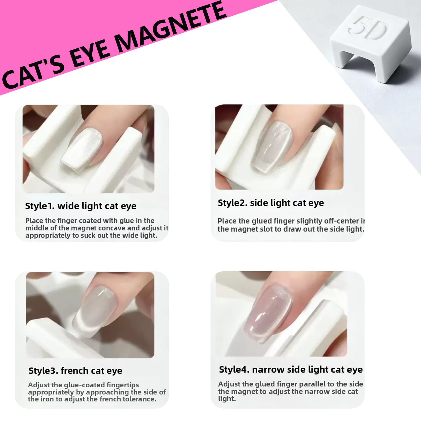 Generic scale comparison of magnets to fingertip showing compact travel benefit