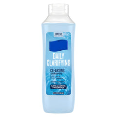 Generic clarifying shampoo front bottle showing label and size, clear value