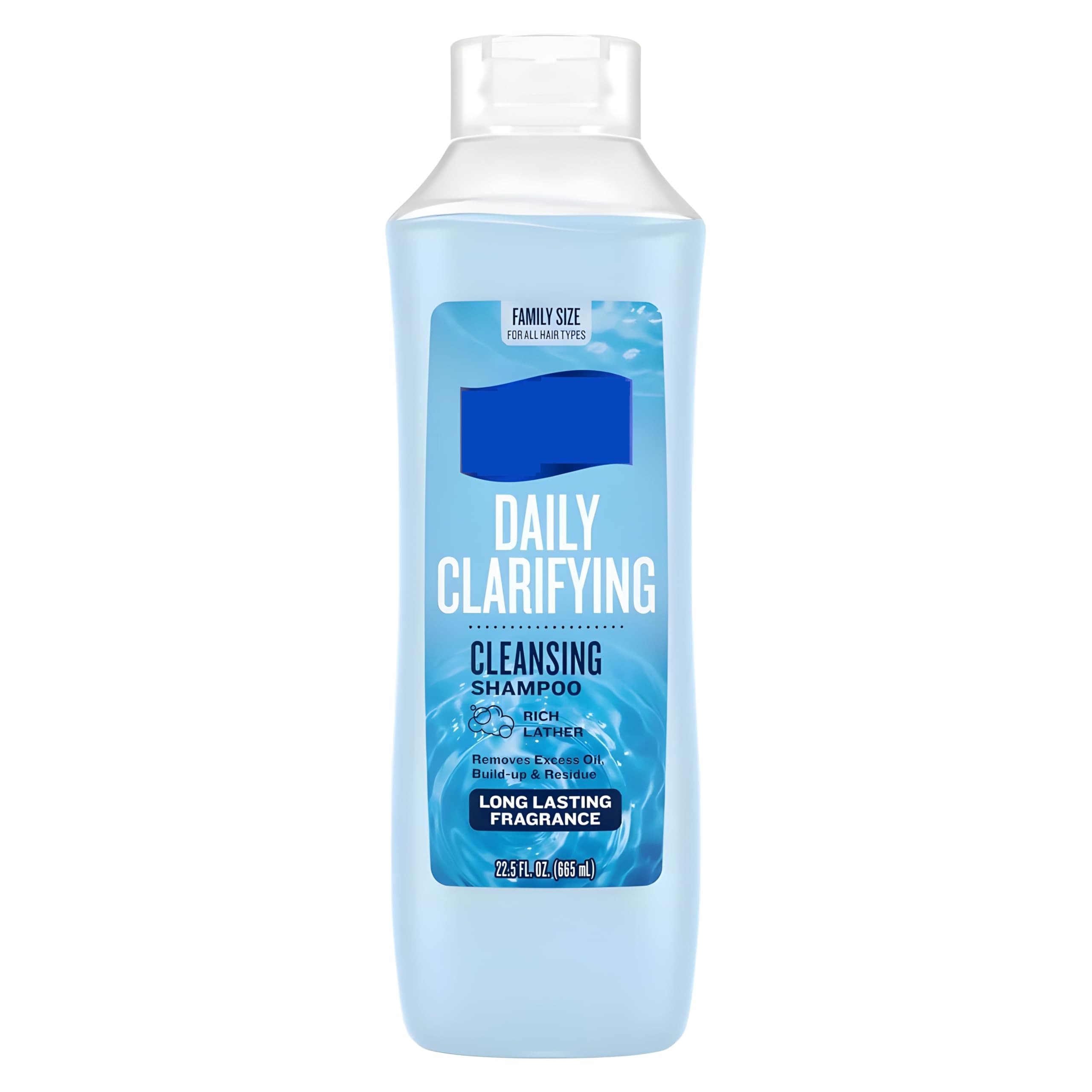 Generic clarifying shampoo lather close-up highlighting gentle cleansing foam