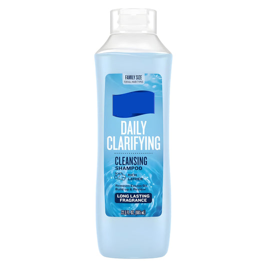 Generic clarifying shampoo lather close-up highlighting gentle cleansing foam