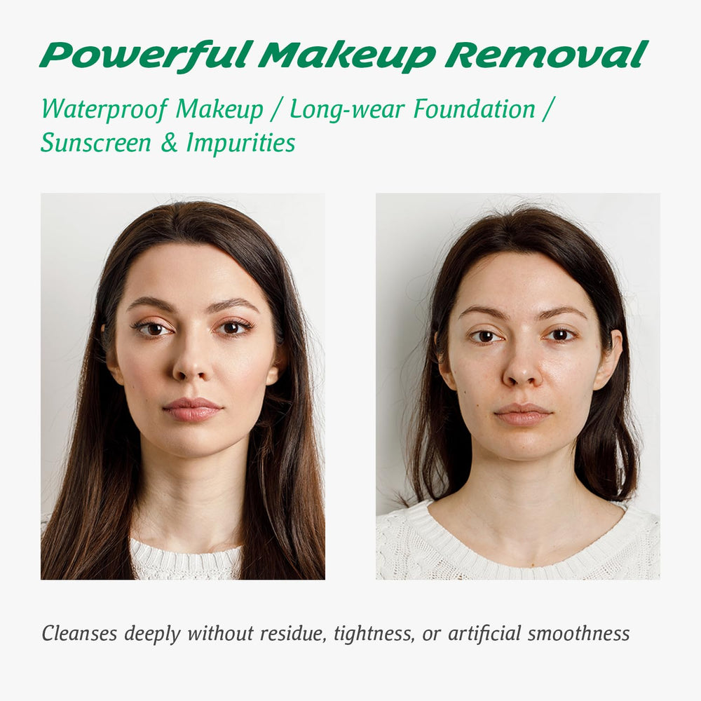 Generic balm in a scoop highlighting solid-to-oil transformation for easy use