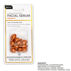 Generic close-up of a single capsule and serum texture highlighting concentrated formulation and smooth spread