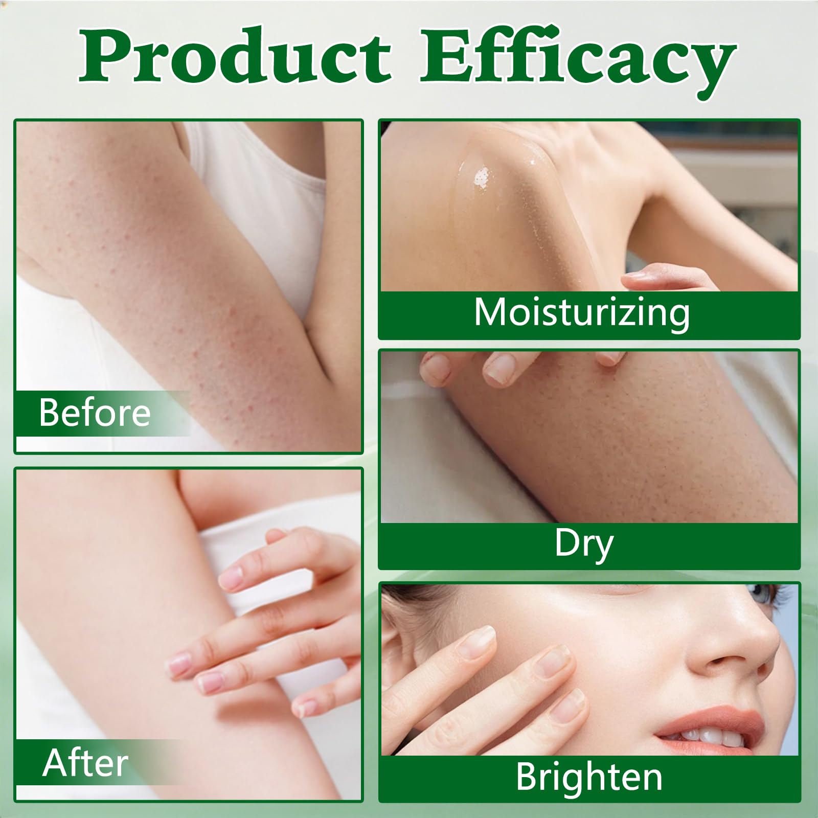 Generic cream sinking into skin showing non-greasy moisture control