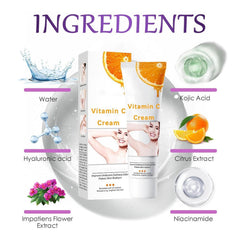 Generic crema blanqueadora open jar showing cream texture and nourishing feel