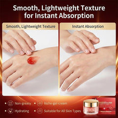 Generic Dragon Blood Cream open jar texture highlighting lightweight absorbency