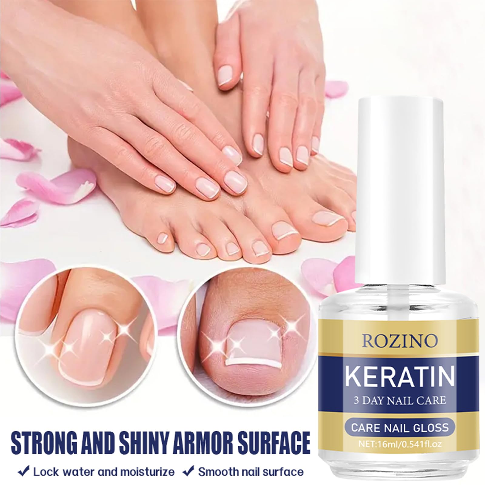 Generic dropper applying oil to cuticle for fast hydration and repair
