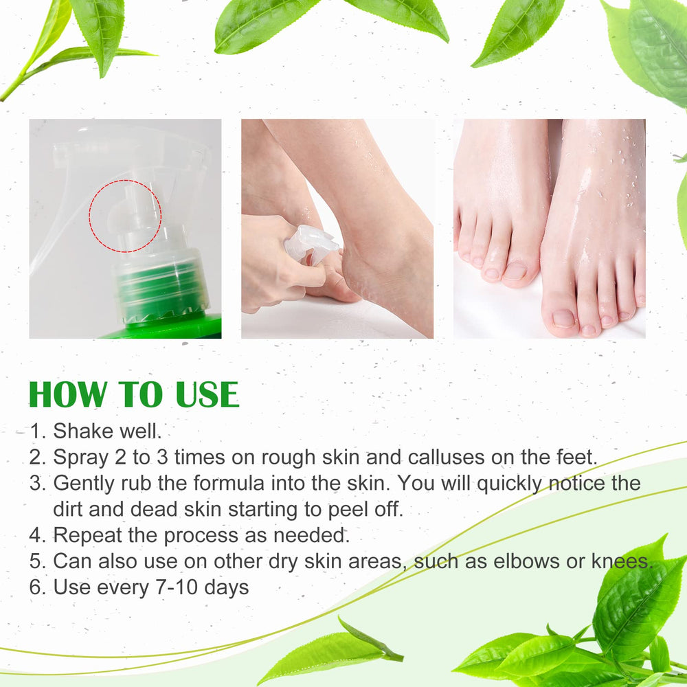 Hand holding Generic 100ml bottle to show scale and portable size for travel-friendly foot care