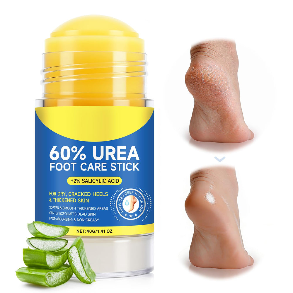 Generic foot stick front packaging showing product and benefits
