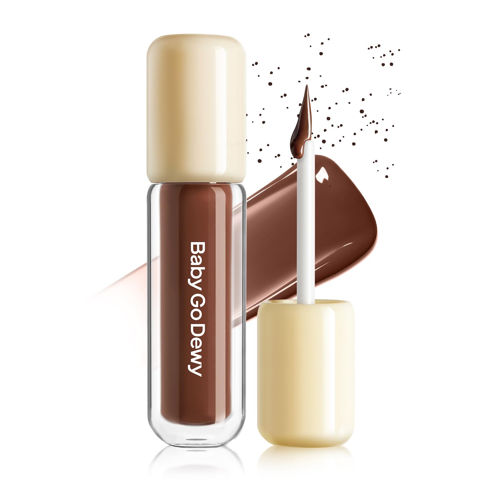 Generic freckle pen front packaging showing product and branding benefit: easy application