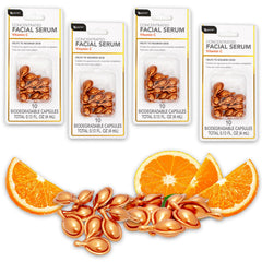 Generic front packaging of Vitamin C capsules showing product name and bulk count for easy identification