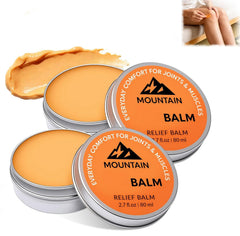 Generic front packaging showing two balm tubes and clear benefits