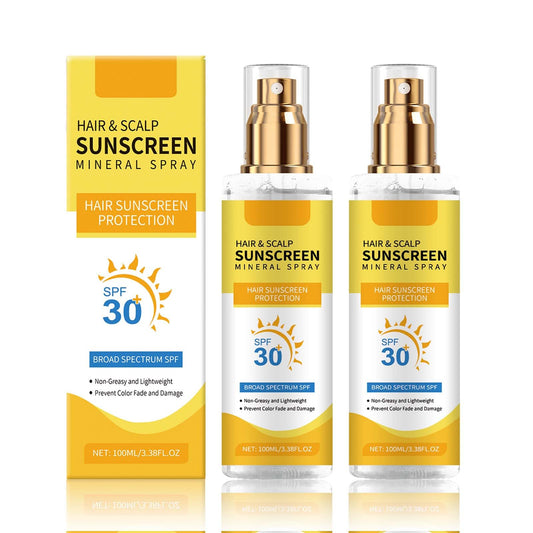Generic front packaging showing two SPF 30 sprays and clear labeling for travel convenience