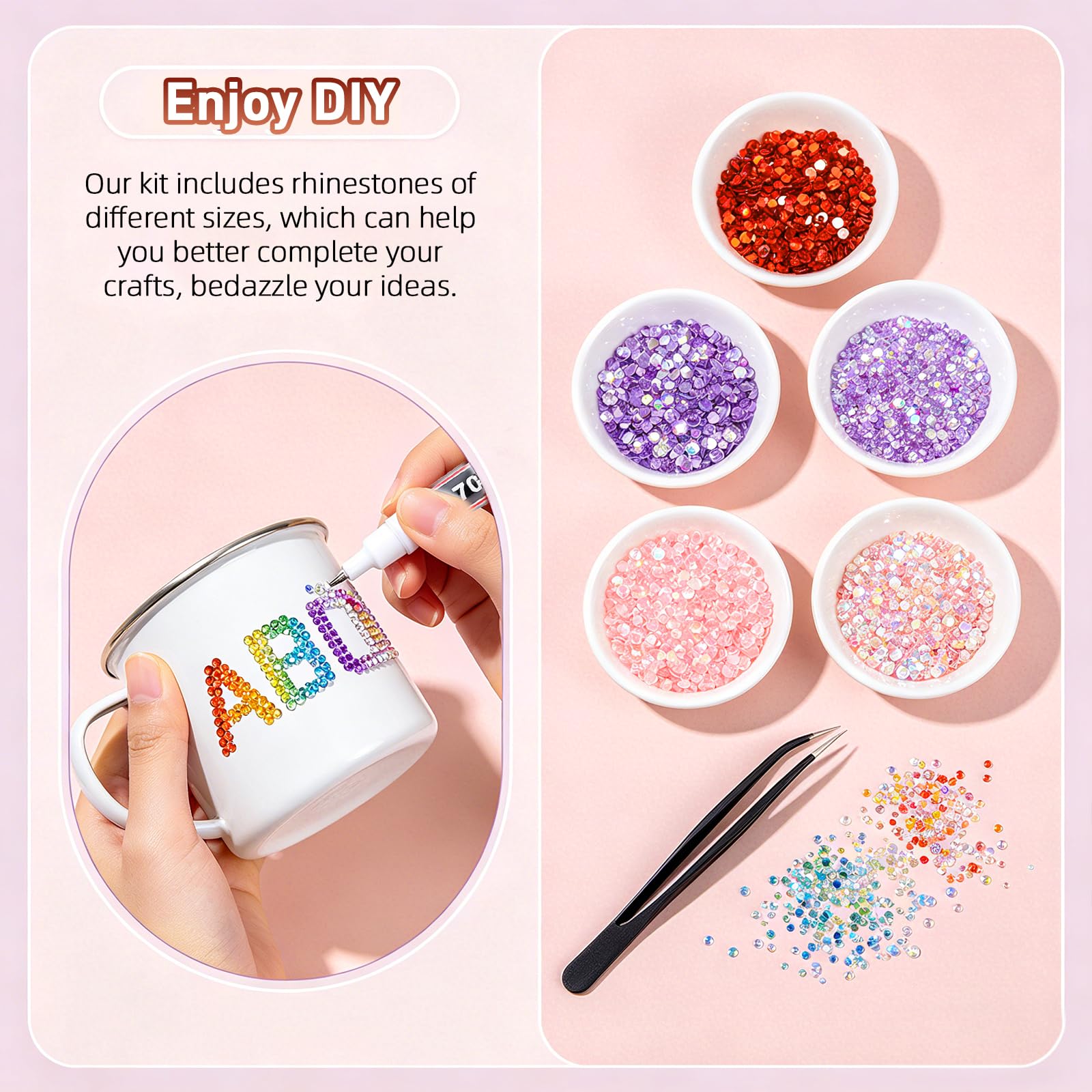 Generic B7000 glue tubes with precision needle for controlled clear-drying adhesion