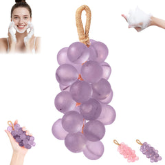 Generic grape soap front view showing purple cluster and decorative appeal