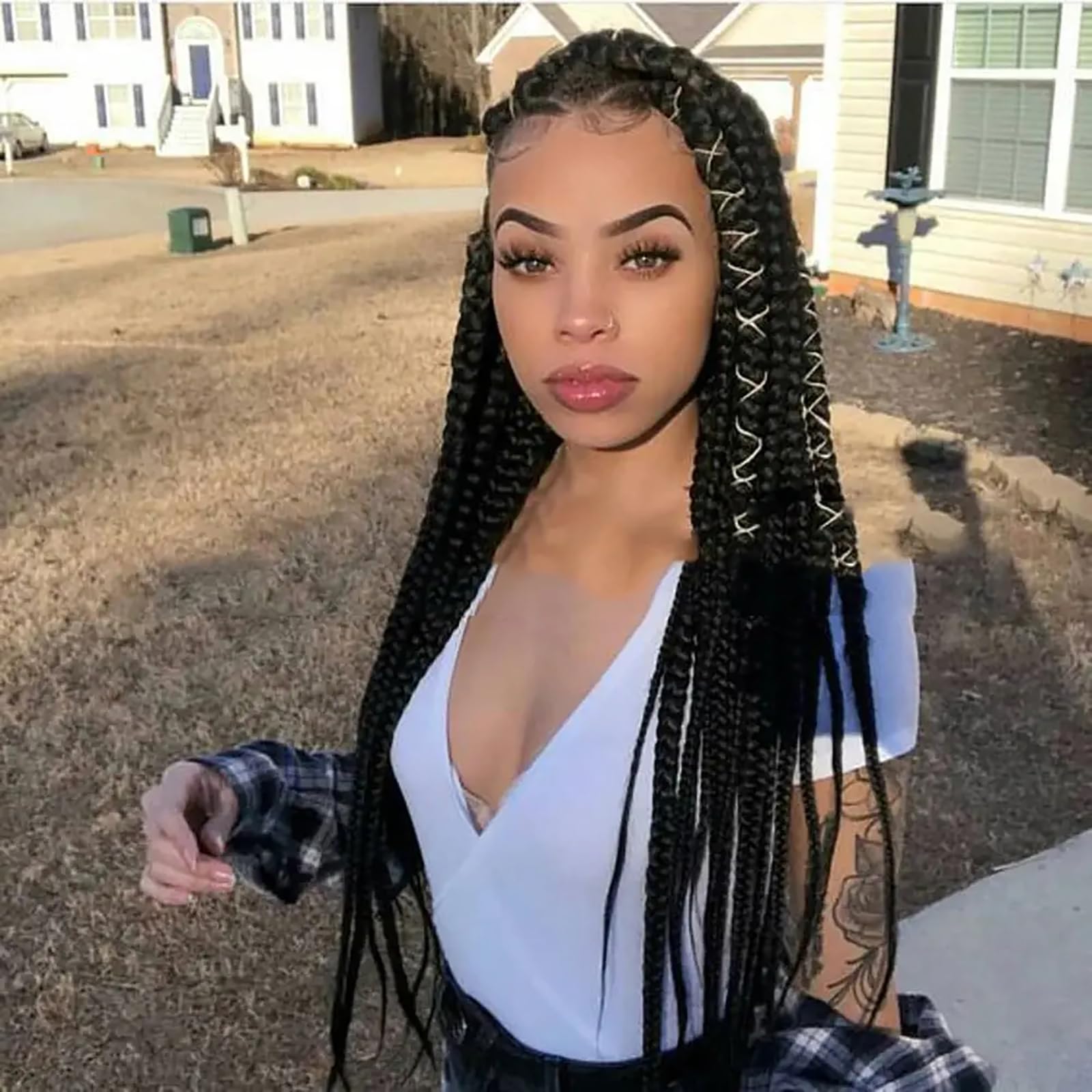 Generic brand wrapped around braid demonstrating stylish accent benefit