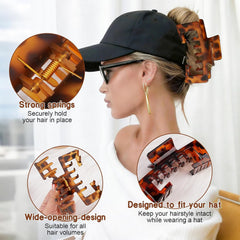 Generic hat claw demonstrated in a baseball cap illustrating no hat bump