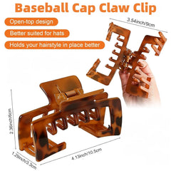 Generic brand close-up of clip teeth showing hollow design and secure grip benefit