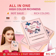 Generic IG3057 opened showing built-in mirror, convenient on-the-go use