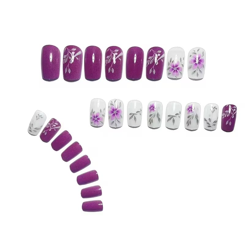 Generic hand applying press-on nail demonstrating easy use and time-saving benefit
