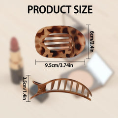 Generic clip securing a half-up hairstyle illustrating secure hold benefit