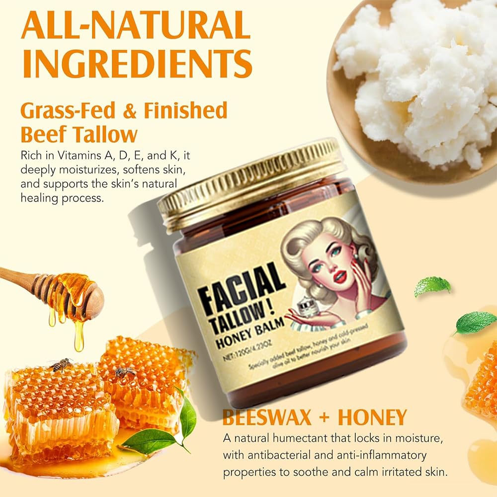 Generic display of honey calendula and olive, emphasizes natural ingredients and soothing benefits
