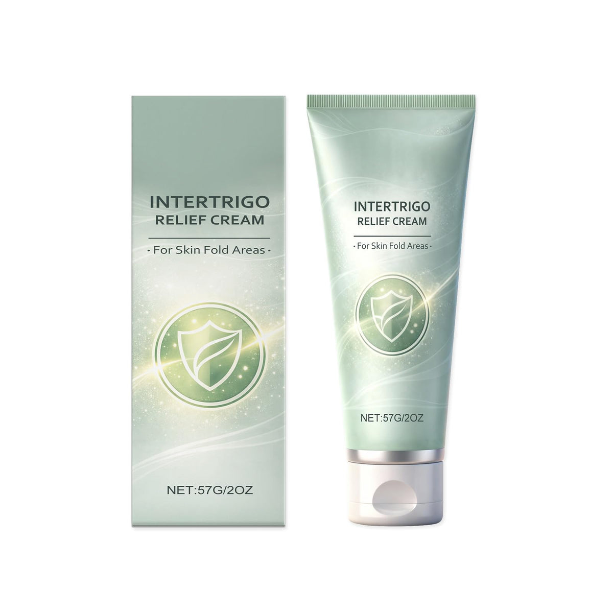 Generic cream tube front view showing compact 2 oz packaging and easy-use benefit