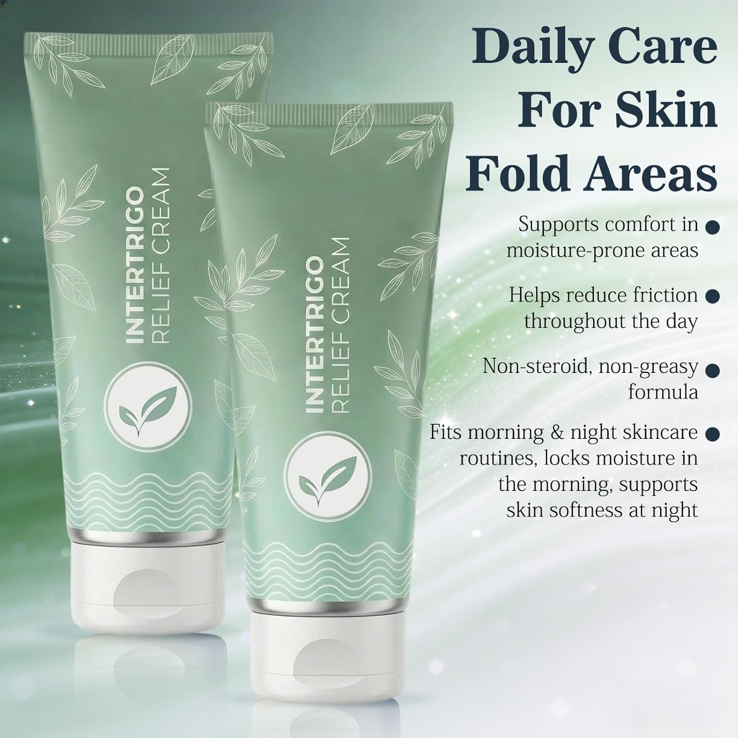 Generic cream open cap showing smooth texture and fast-absorbing benefit