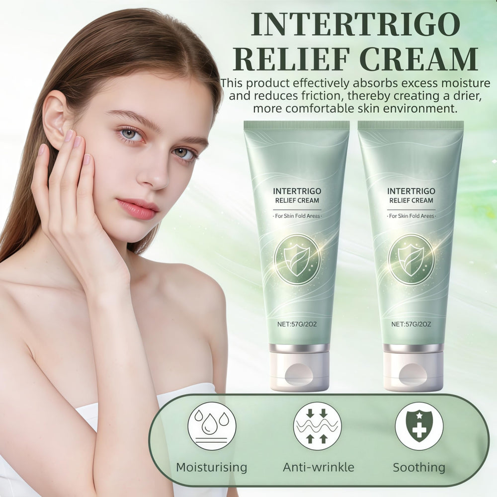 Generic Intertrigo Cream texture close-up showing smooth cream consistency for easy spread