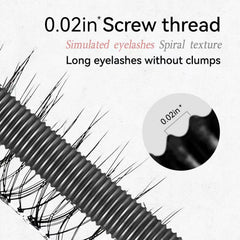 Generic Iron Wand lash scale comparison showing visible length increase benefit