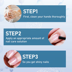 Generic brand hands after application, nails appear smoother and conditioned for better presentation