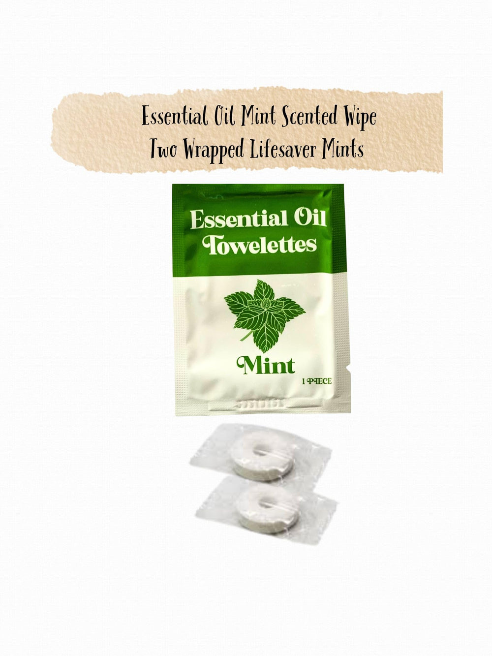 Generic info card inside kit with usage tips and discreet guidance benefit