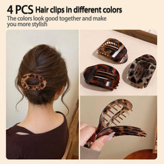 Generic clip holding fine hair demonstrating nonslip hold benefit