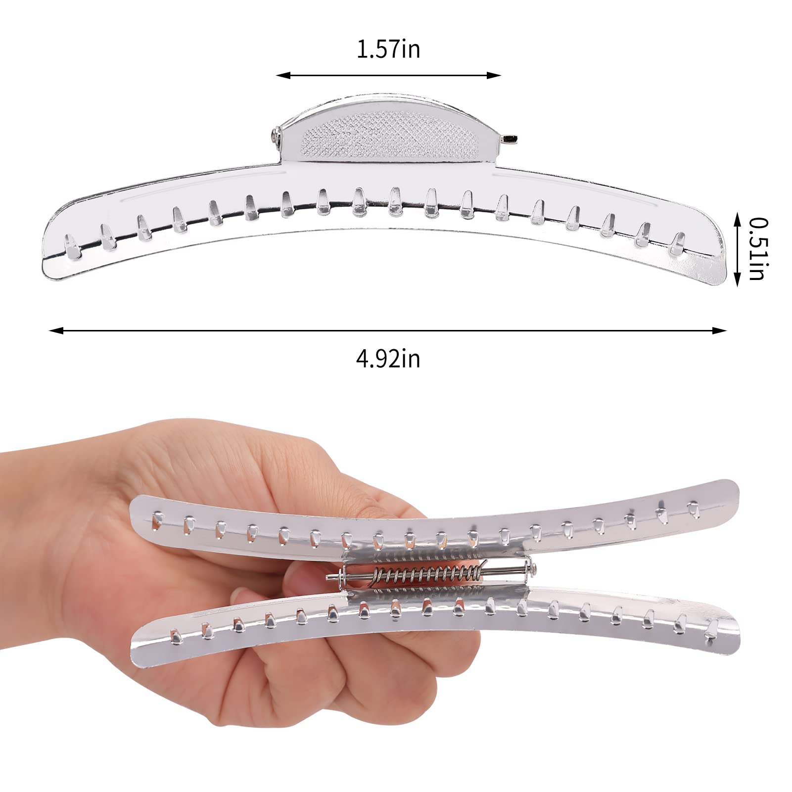 Generic open jaw displaying hollowed teeth for ventilation and faster drying
