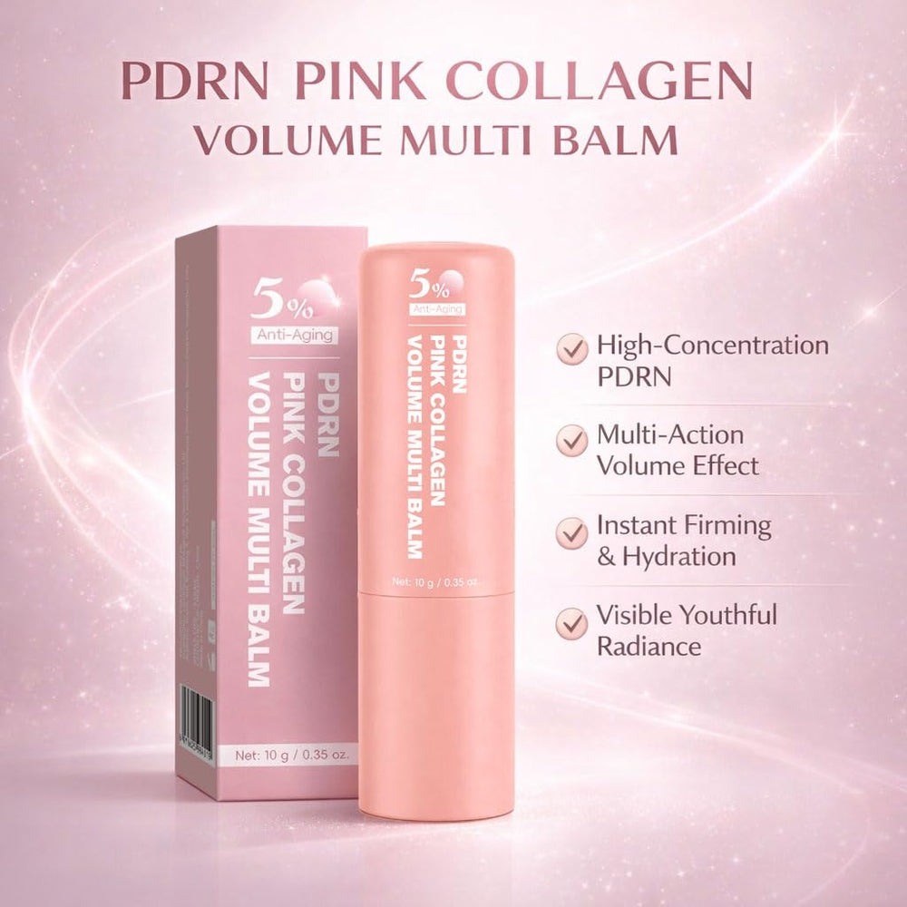 Generic PDRN Pink Collagen applied to lips for instant softening effect