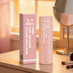 Generic PDRN Pink Collagen held in hand to show compact size and portability