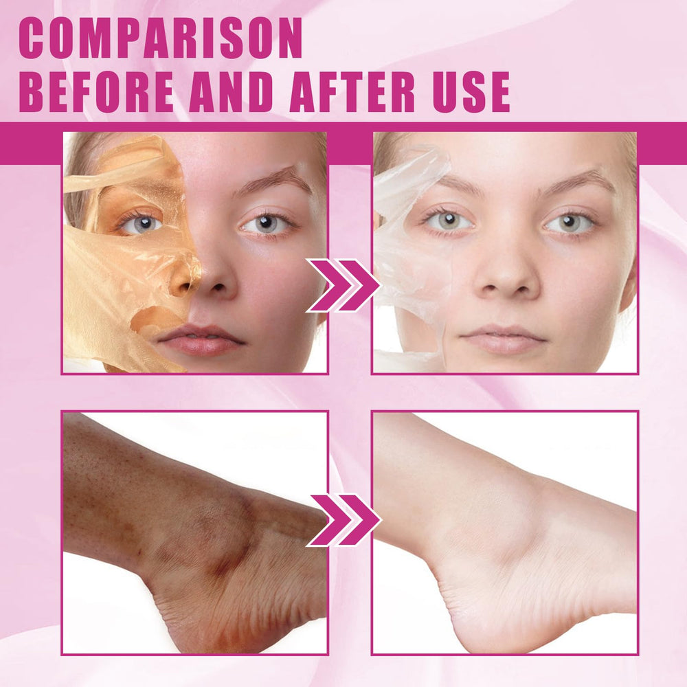 Generic peeling oil texture closeup drop showing easy spread and absorption