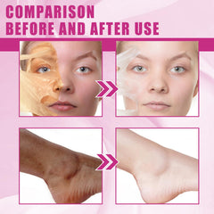 Generic peeling oil texture closeup drop showing easy spread and absorption