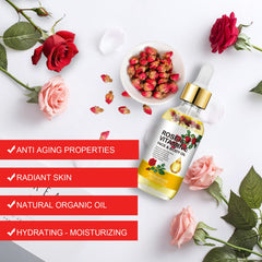 Generic rose vitamin e application on hand demonstrating smooth finish and hydration