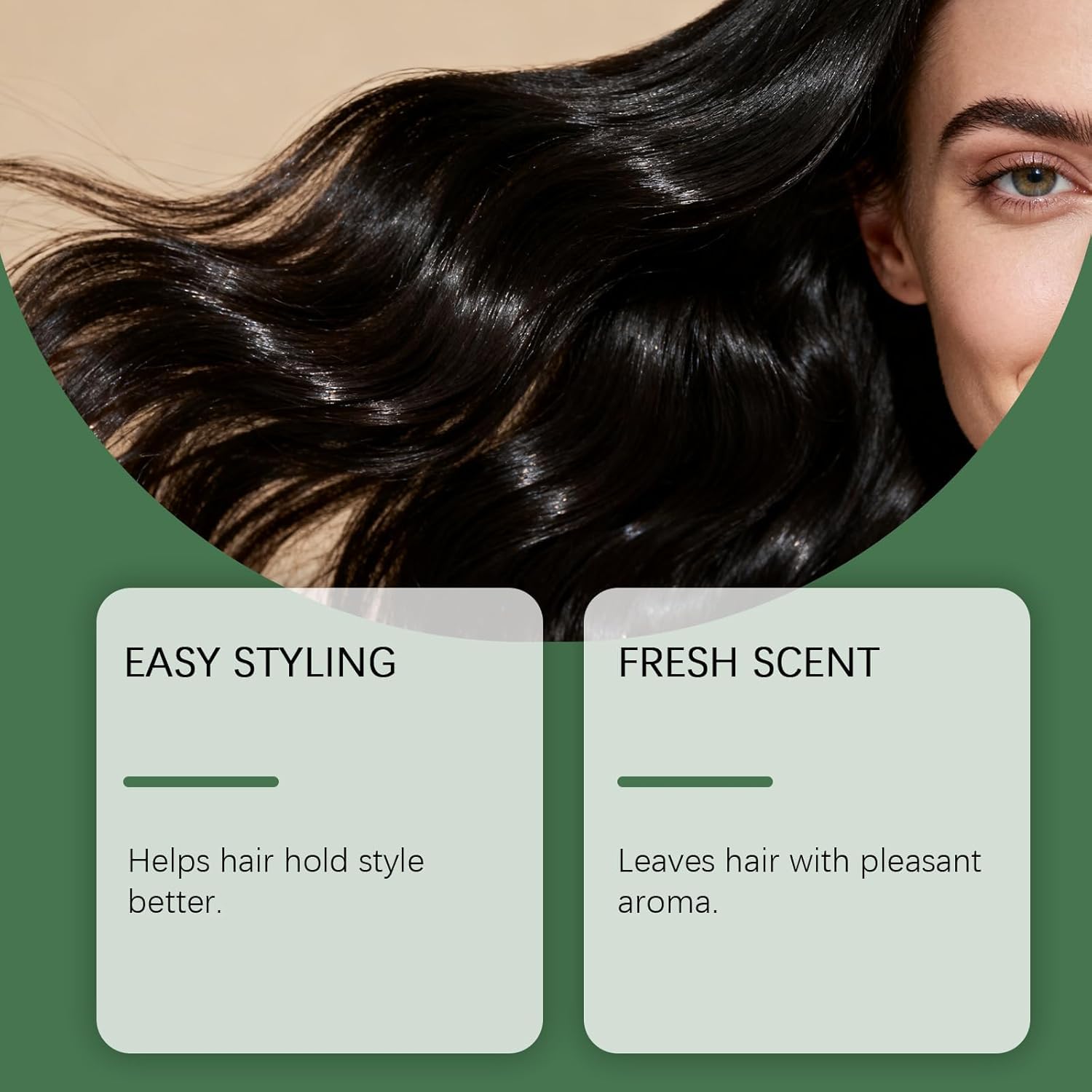 Generic rosemary shampoo bottle in hand showing compact size and portability
