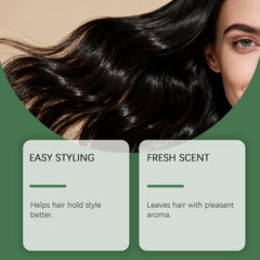 Generic rosemary shampoo bottle in hand showing compact size and portability