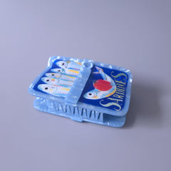 Generic sardine can clip in hair usage holding a bun with stable, no-slip benefit