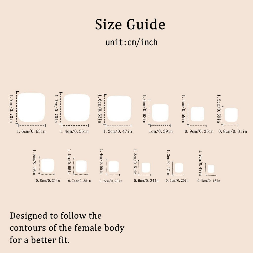 Generic scale comparison displaying multiple sizes to ensure proper toe fit