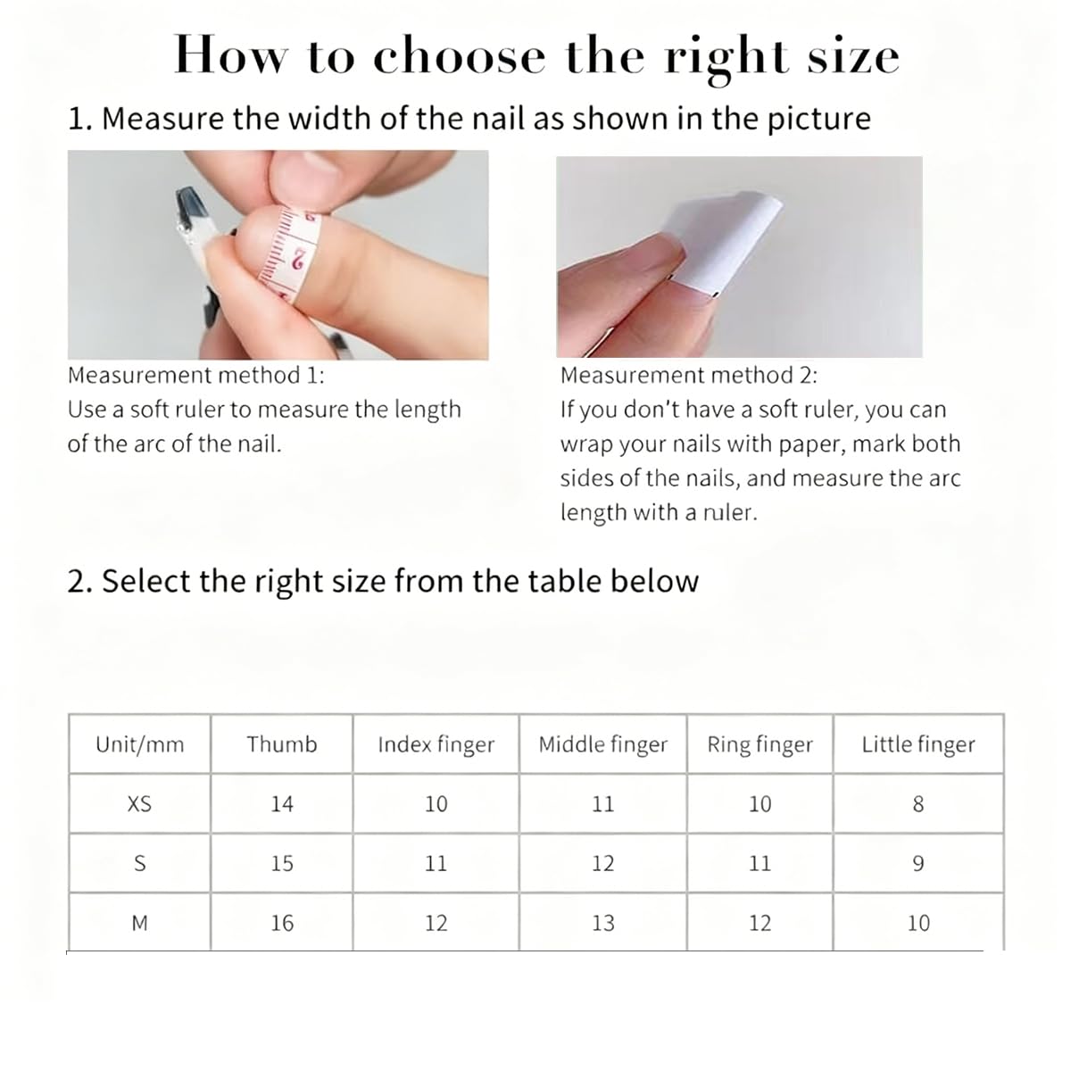 Generic scale comparison with coin showing medium nail size for accurate purchase choice