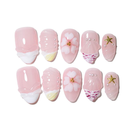 Generic front packaging showing ten Seafish A02 nails and box for easy storage