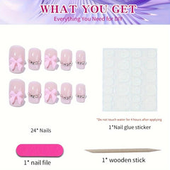 Generic side profile of medium square nails, Generic comfortable medium length