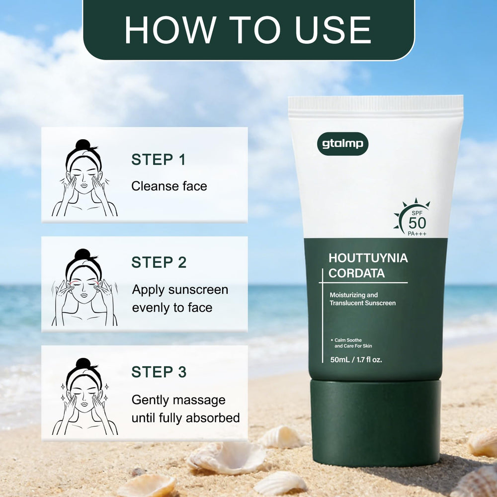 Generic sunscreen applied under makeup demonstrating seamless layerability