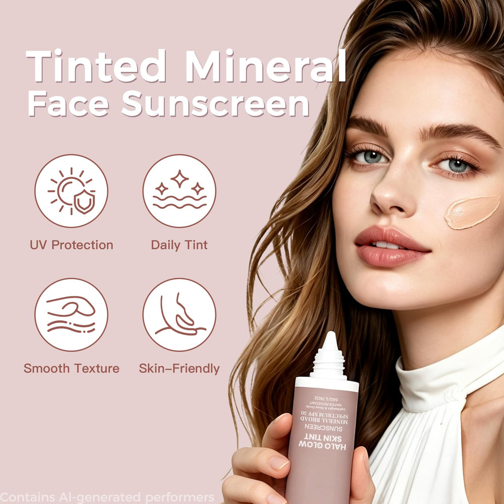 Generic close-up of the skin tint texture highlighting dewy finish