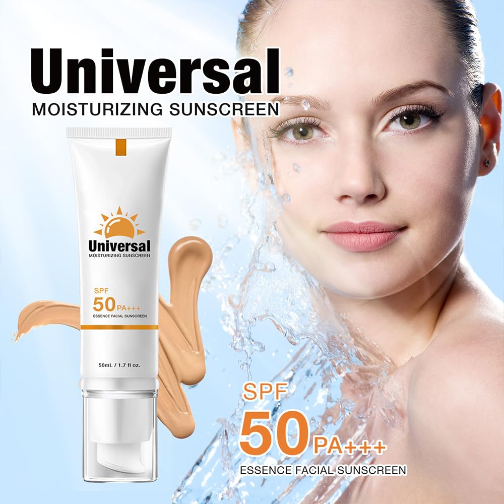 Generic sunscreen dispensing a small amount emphasizing controlled application and convenience