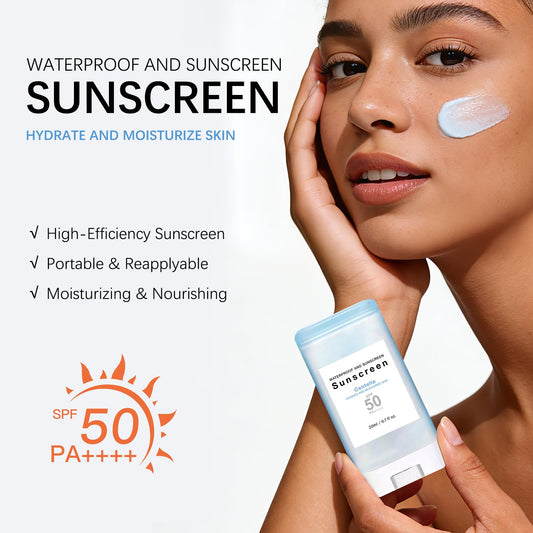 Generic suncream stick twist-up detail for easy no-mess application