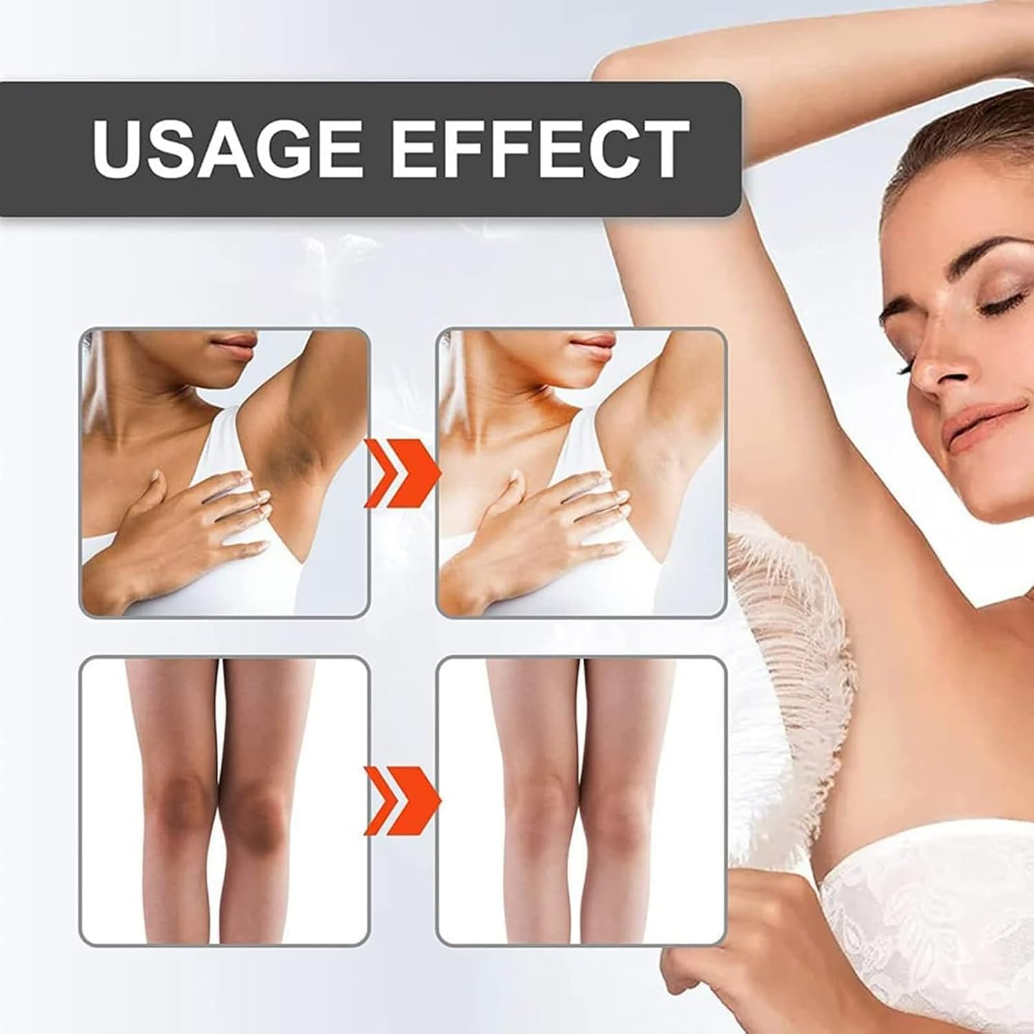 Generic cream texture swipe showing smooth consistency for quick absorption